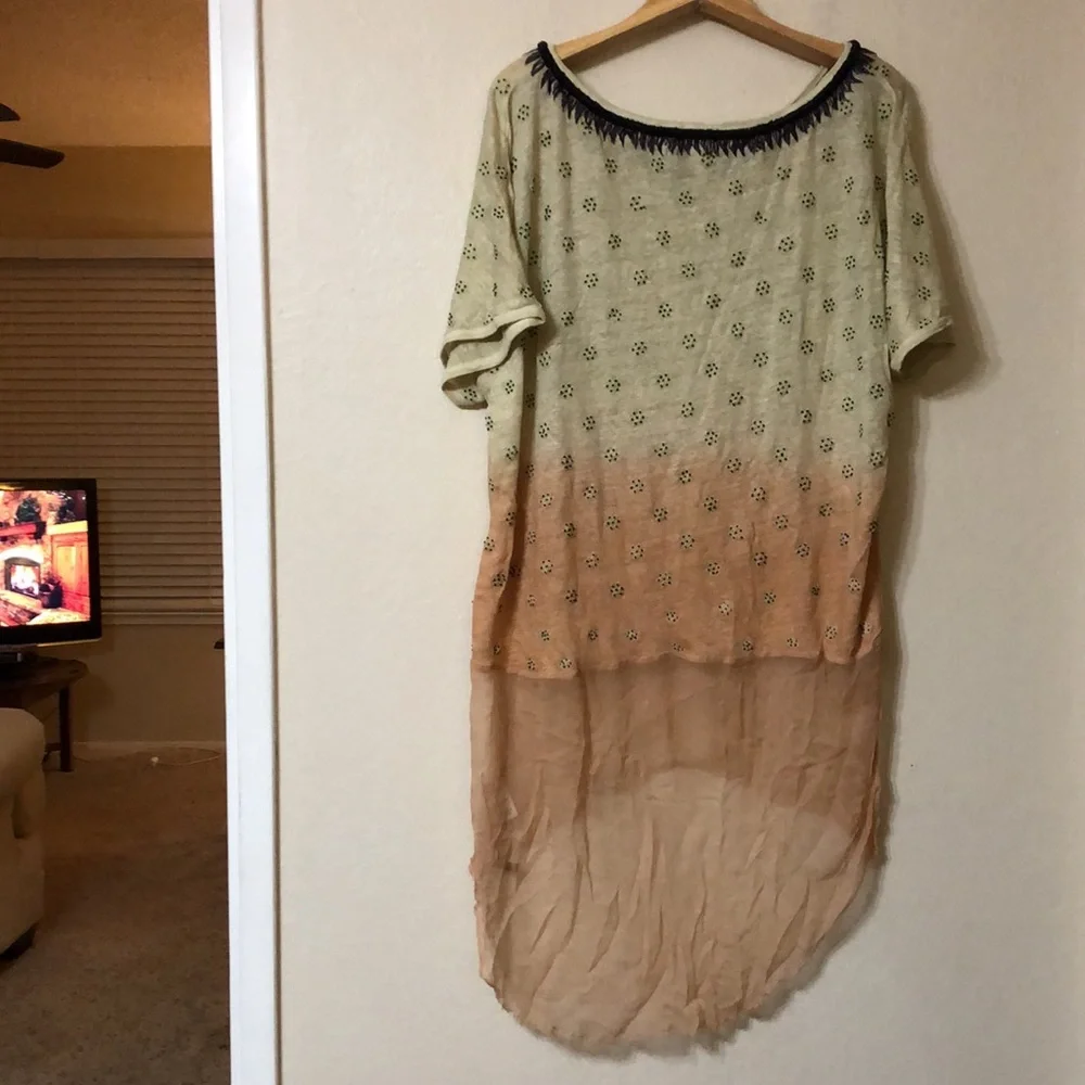 Free People Diamond Dip Dye Tunic - Picture 9 of 12